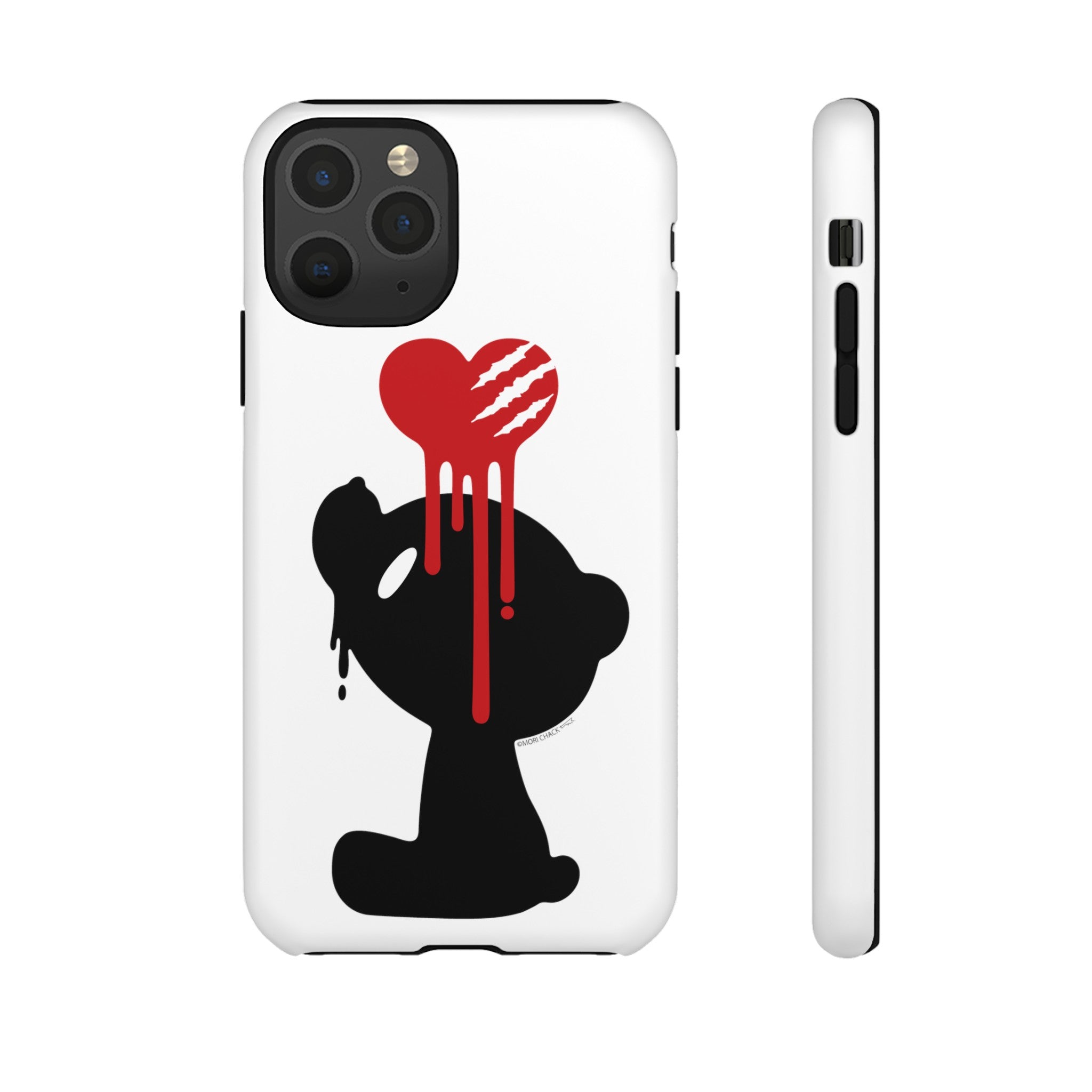 Gloomy Bear Heart - Dual Layer Phone Case